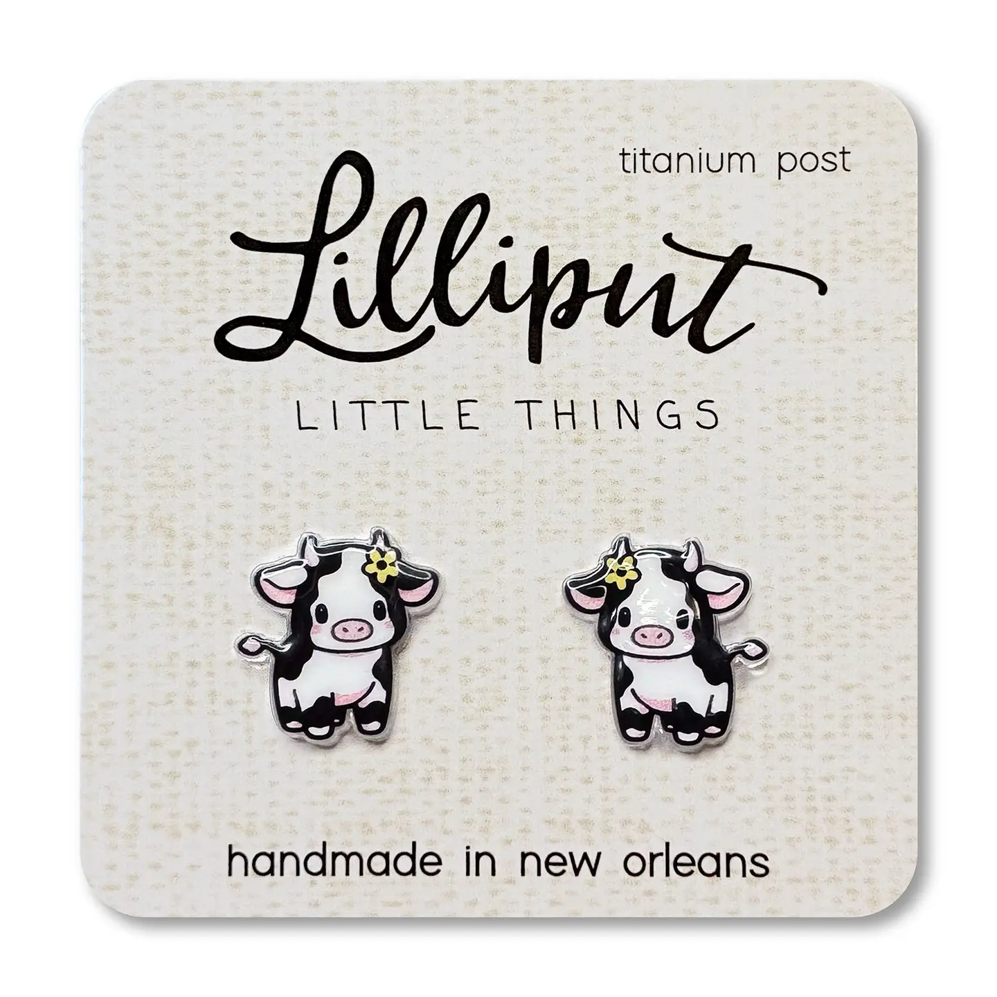 Cow Earrings