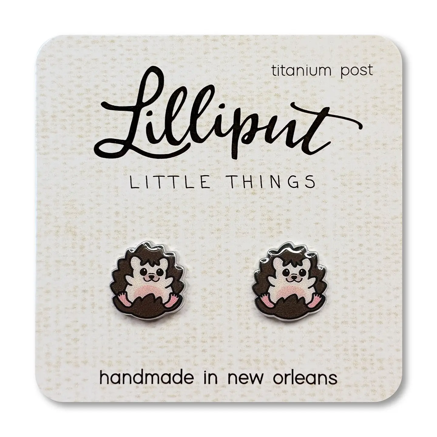 Hedgehog Earrings