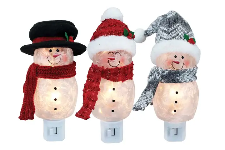 Snowman With Hat Nightlight