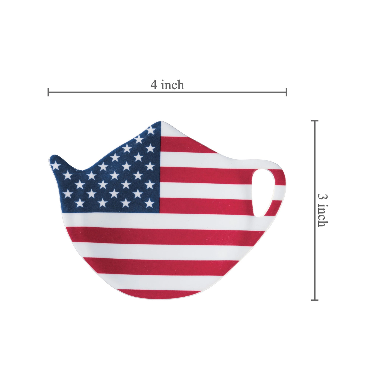 American Flag Tea Bag Holder