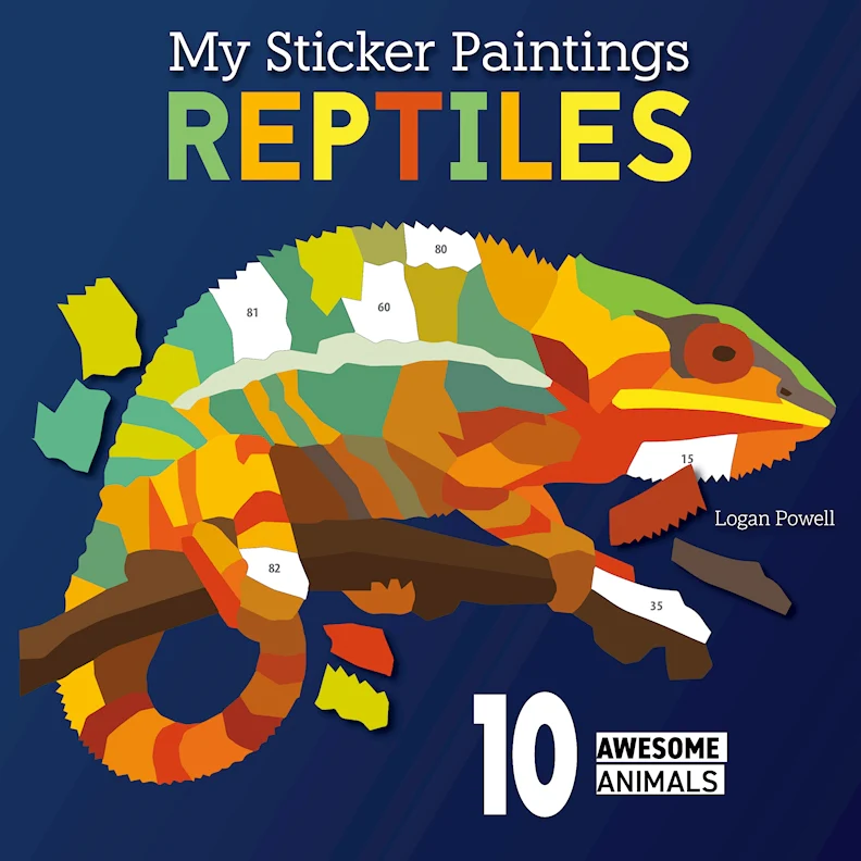 Reptiles My Sticker Paintings