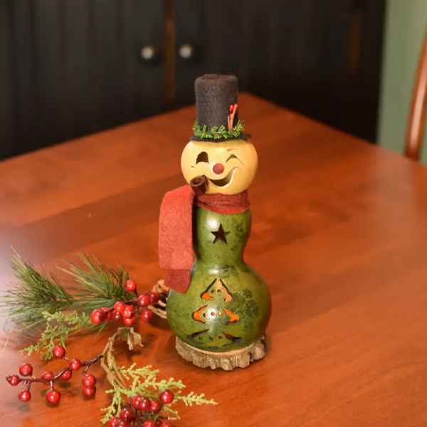 PINEWOOD MINI SNOWMAN GOURD