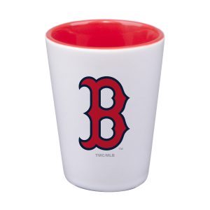 RED SOX WHITE SHOT GLASS