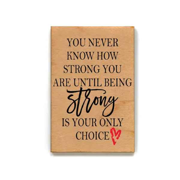 YOU NEVER KNOW HOW STRONG MAGNET