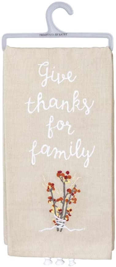 Thanks For Family Towel