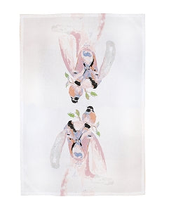 GOAT WITH BIRD KITCHEN TOWEL