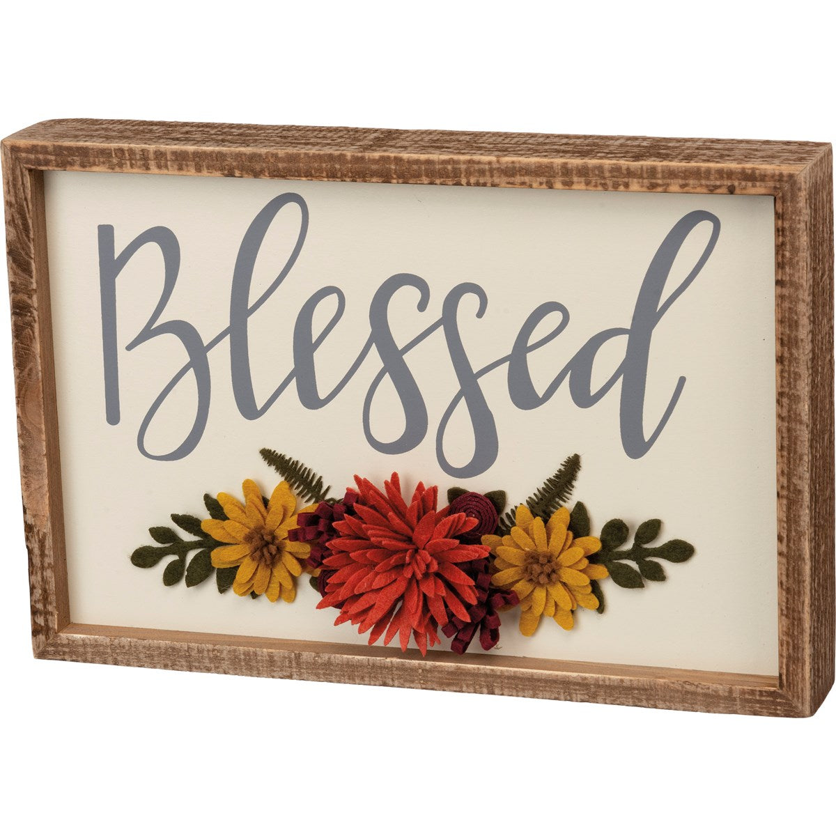 Blessed Inset Box Sign