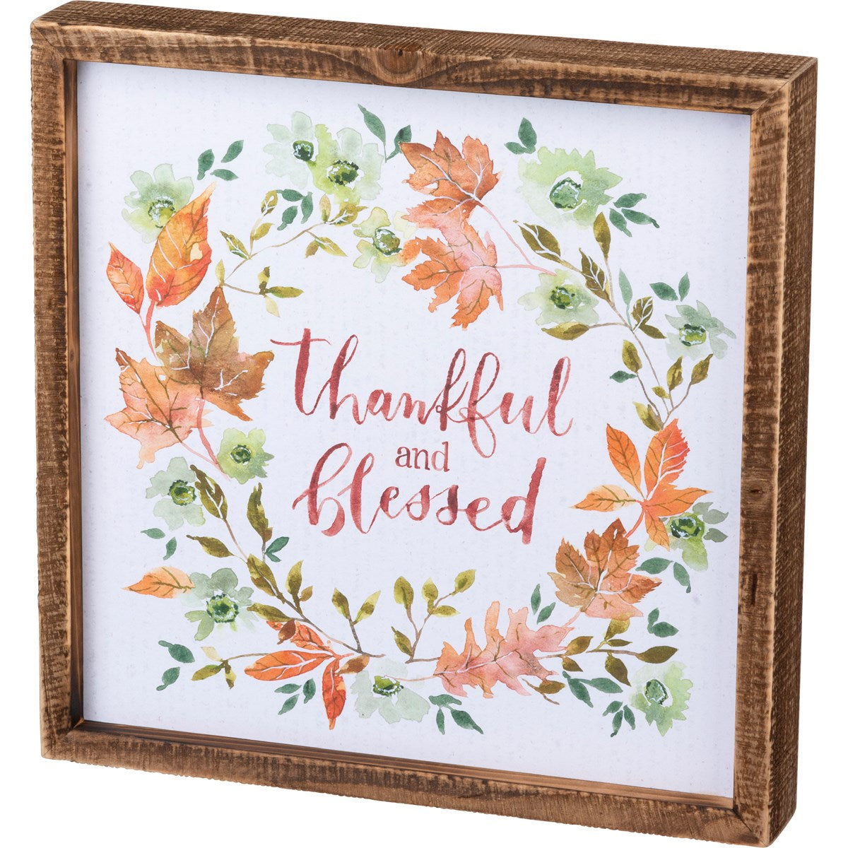 THANKFUL INSET BOX SIGN