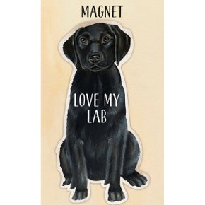 Black Lab Magnet