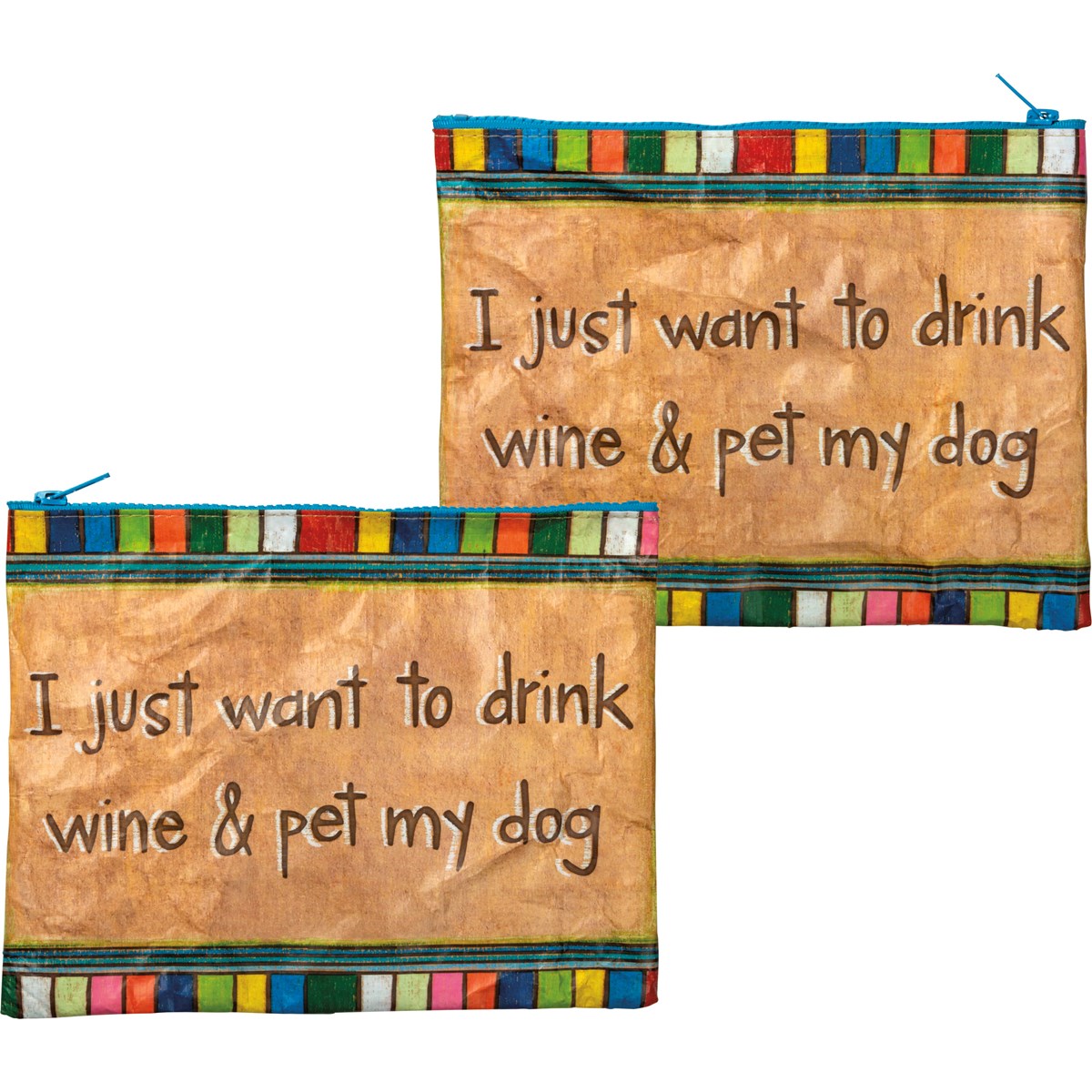 Pet My Dog Zipper Pouch