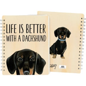 DACHSHUND SPIRAL NOTEBOOK