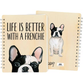 FRENCHIE SPIRAL NOTEBOOK