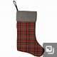 RED PLAID STOCKING
