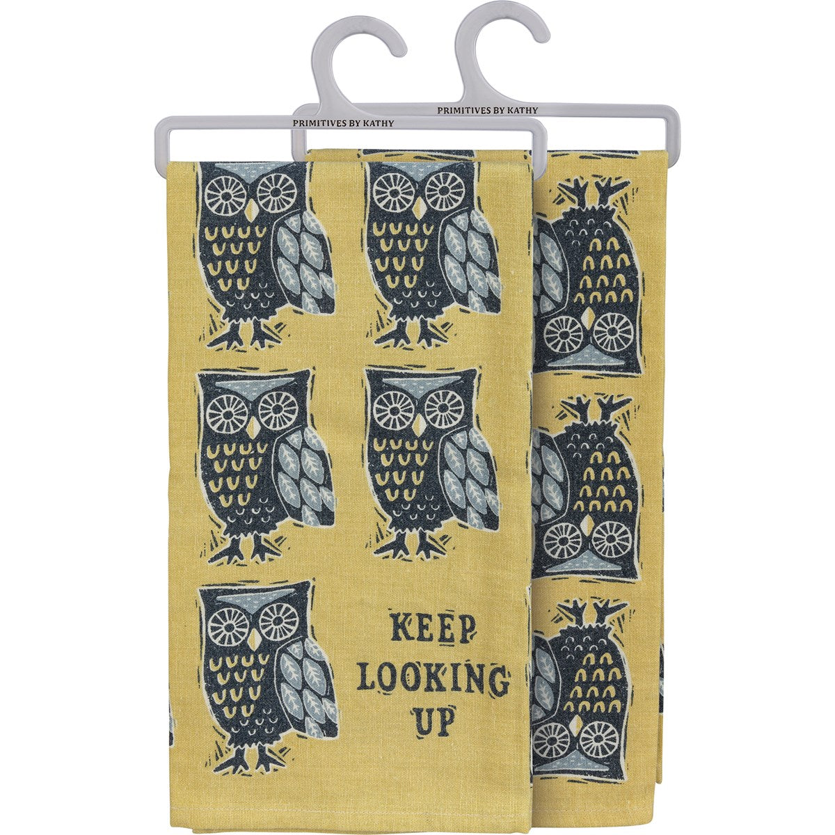 OWL Keep Looking Up Dish Towel