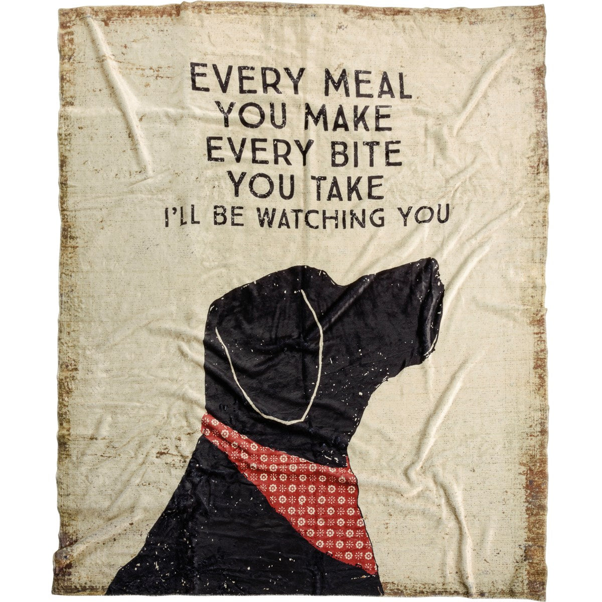 DOG WATCHING YOU THROW 50X60