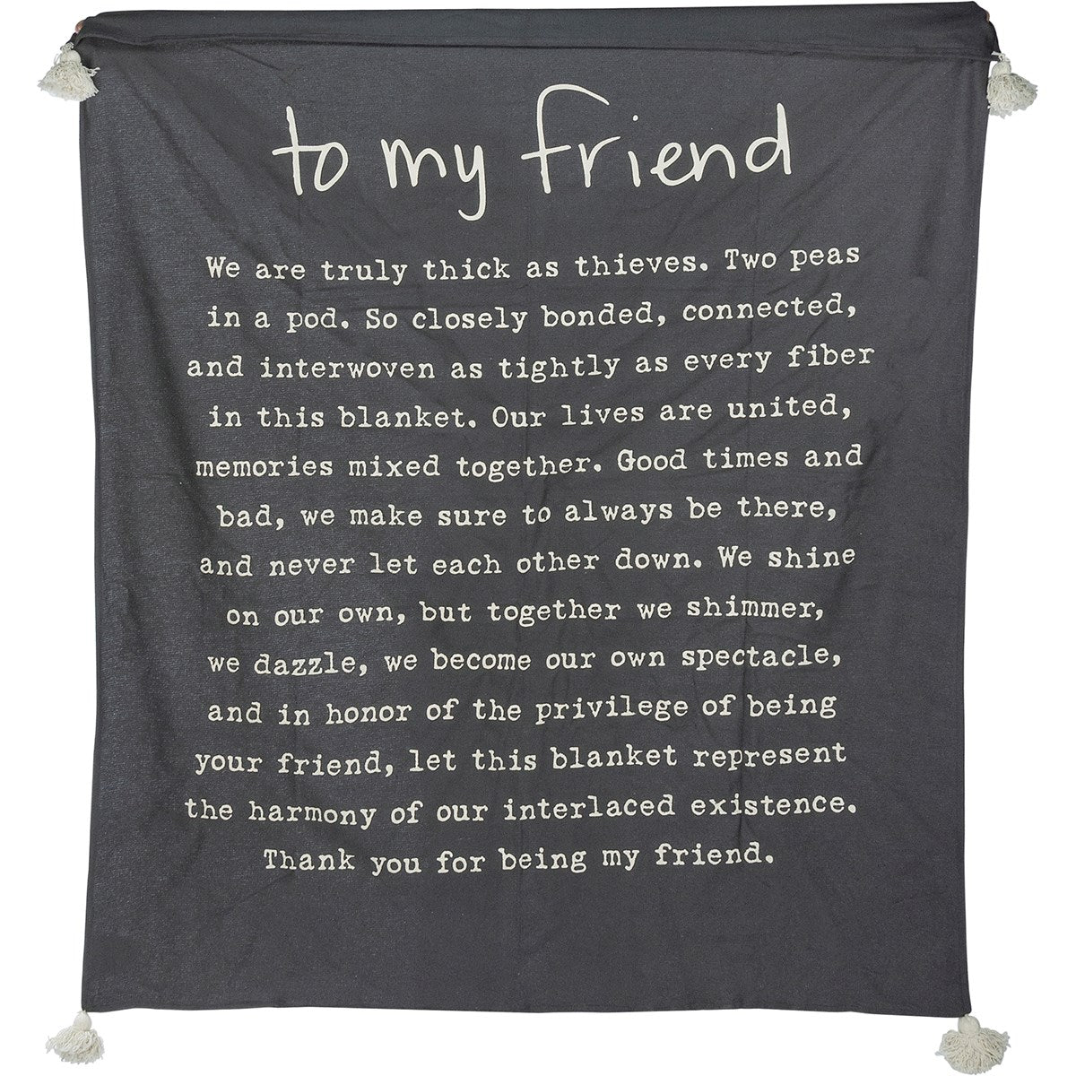 To My Friend Throw Blanket