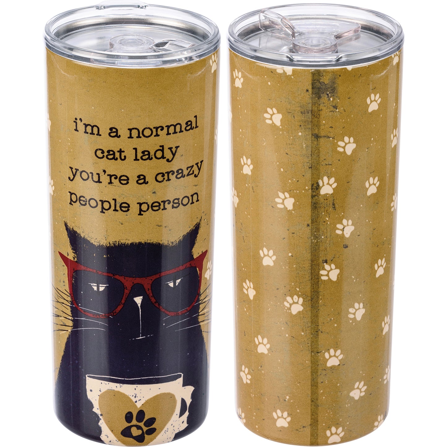 CAT LADY COFFEE TUMBLER