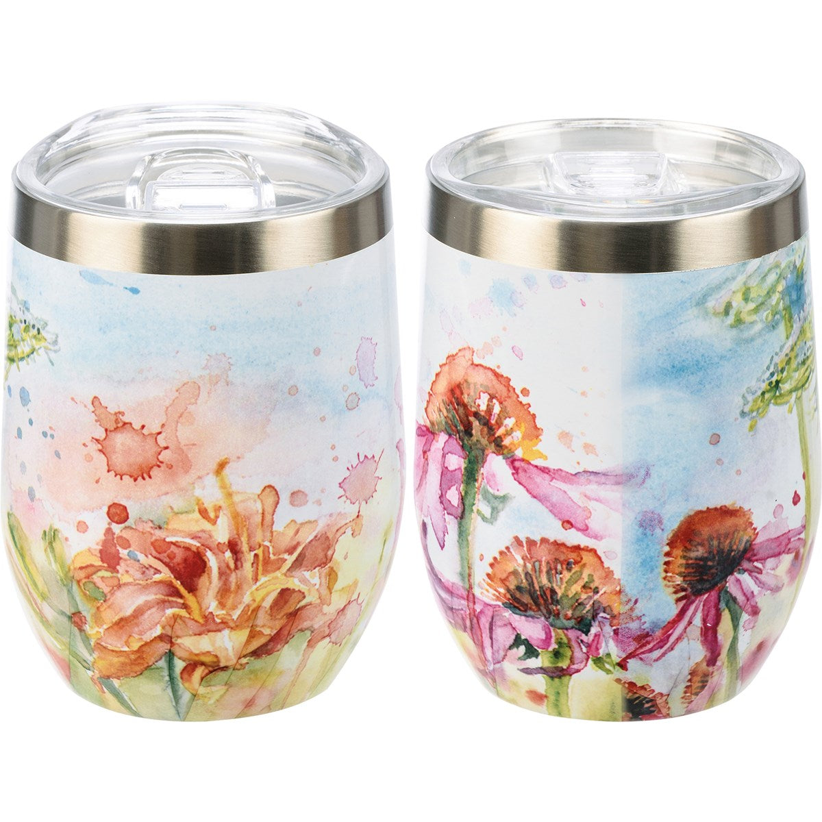 Floral Wine TUMBLER