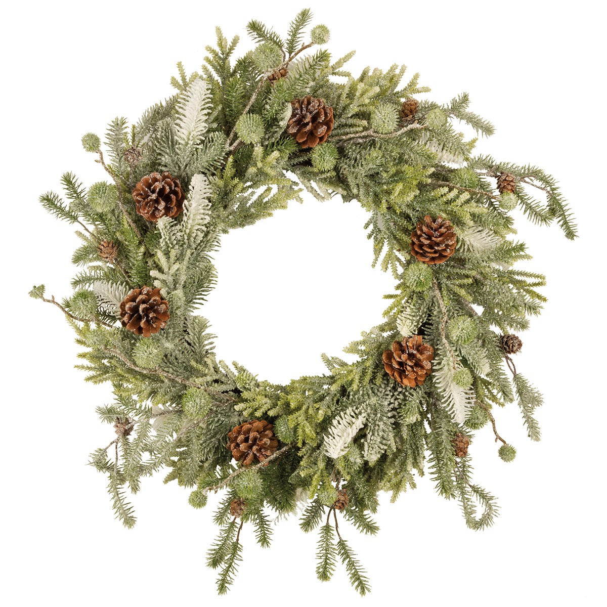 MIXED EVERGREEN LARGE WREATH