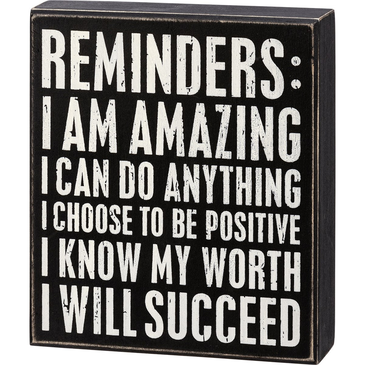 Reminders Box Sign