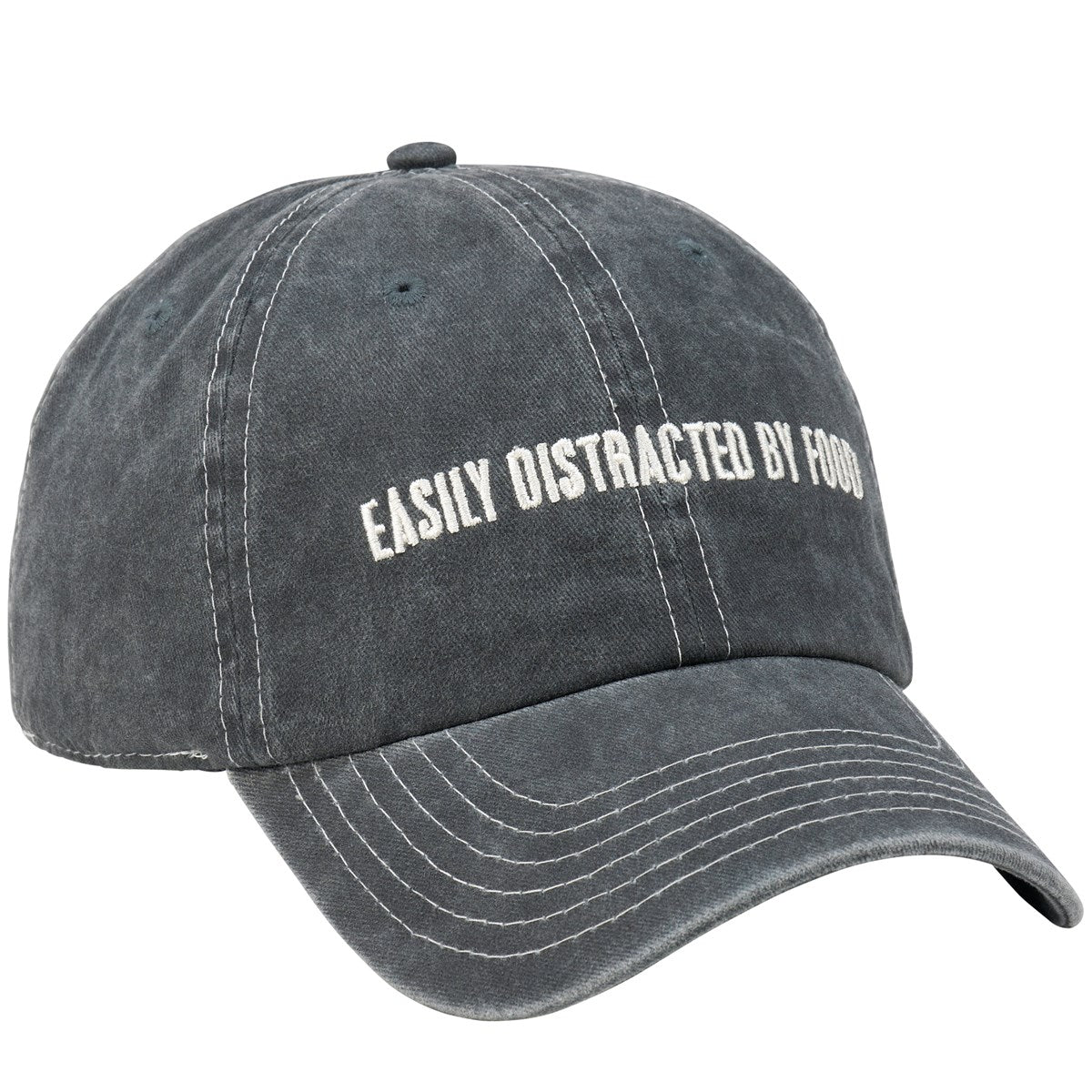Easily Distracted By Food Baseball Cap