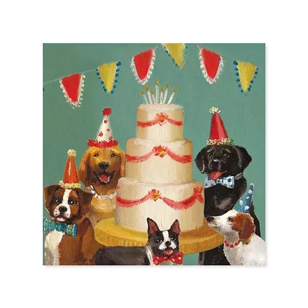 *Dogs w/Cake Pop Up Card