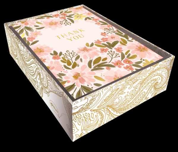 BRANCHES OF FLOWERS THANK YOU NOTES