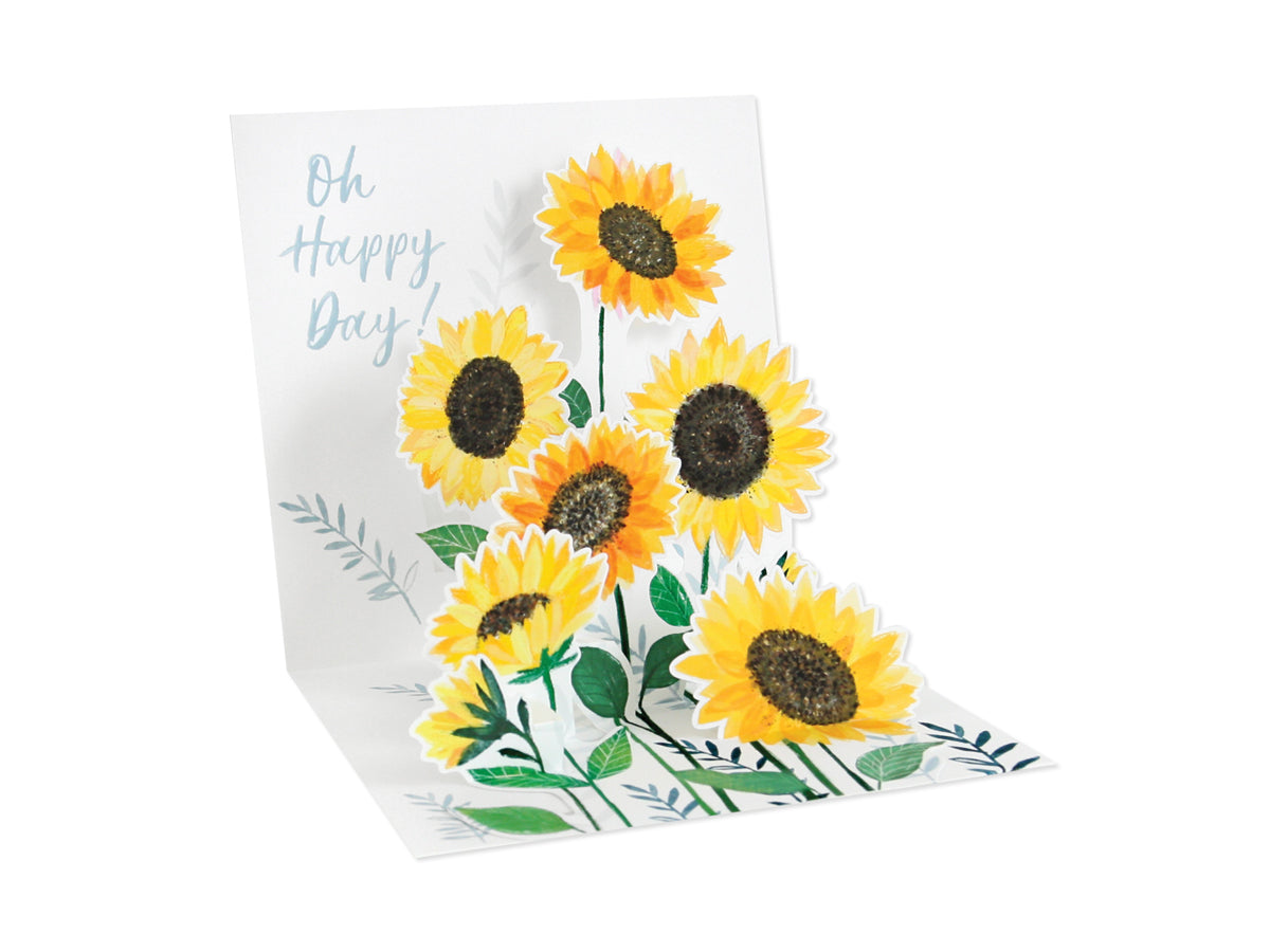 Sunflowers Pop Up Card