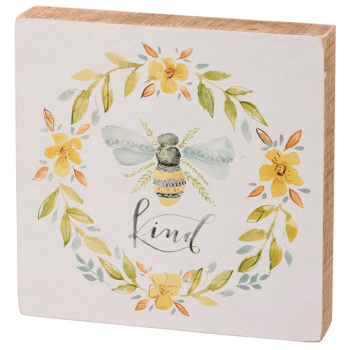 BEE KIND BLOCK SIGN