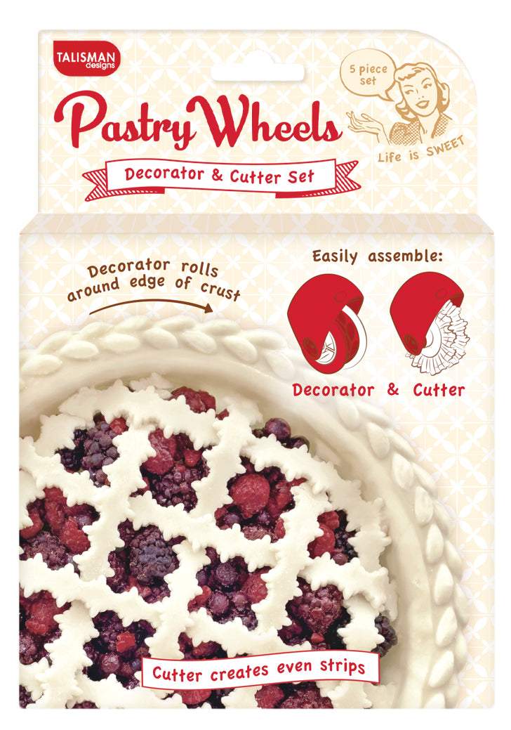 Set 2 Pastry Wheel Decorator/Cutter