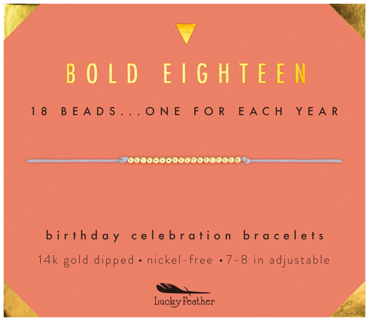 Eighteen Milestone Bracelet