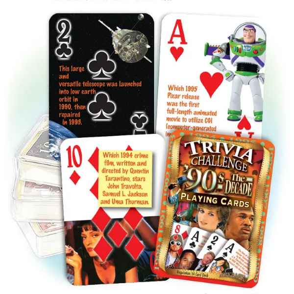 1990'S Decade Playing Cards