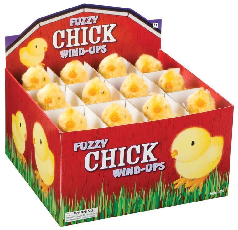 Yellow Fuzzy Wind Up Chick