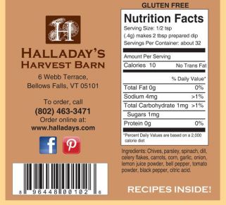 Farm Market Vegetable Dip Mix