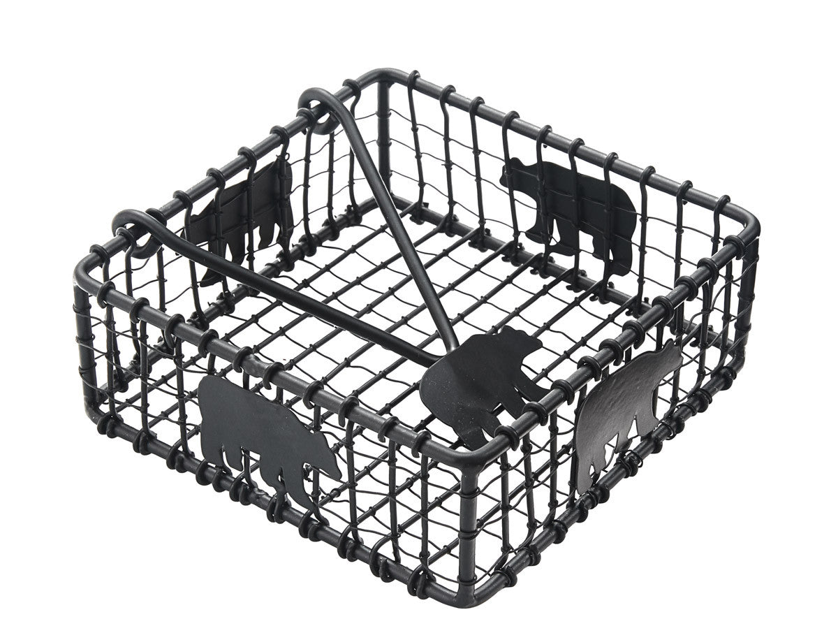 BEAR BEVERAGE NAPKIN HOLDER