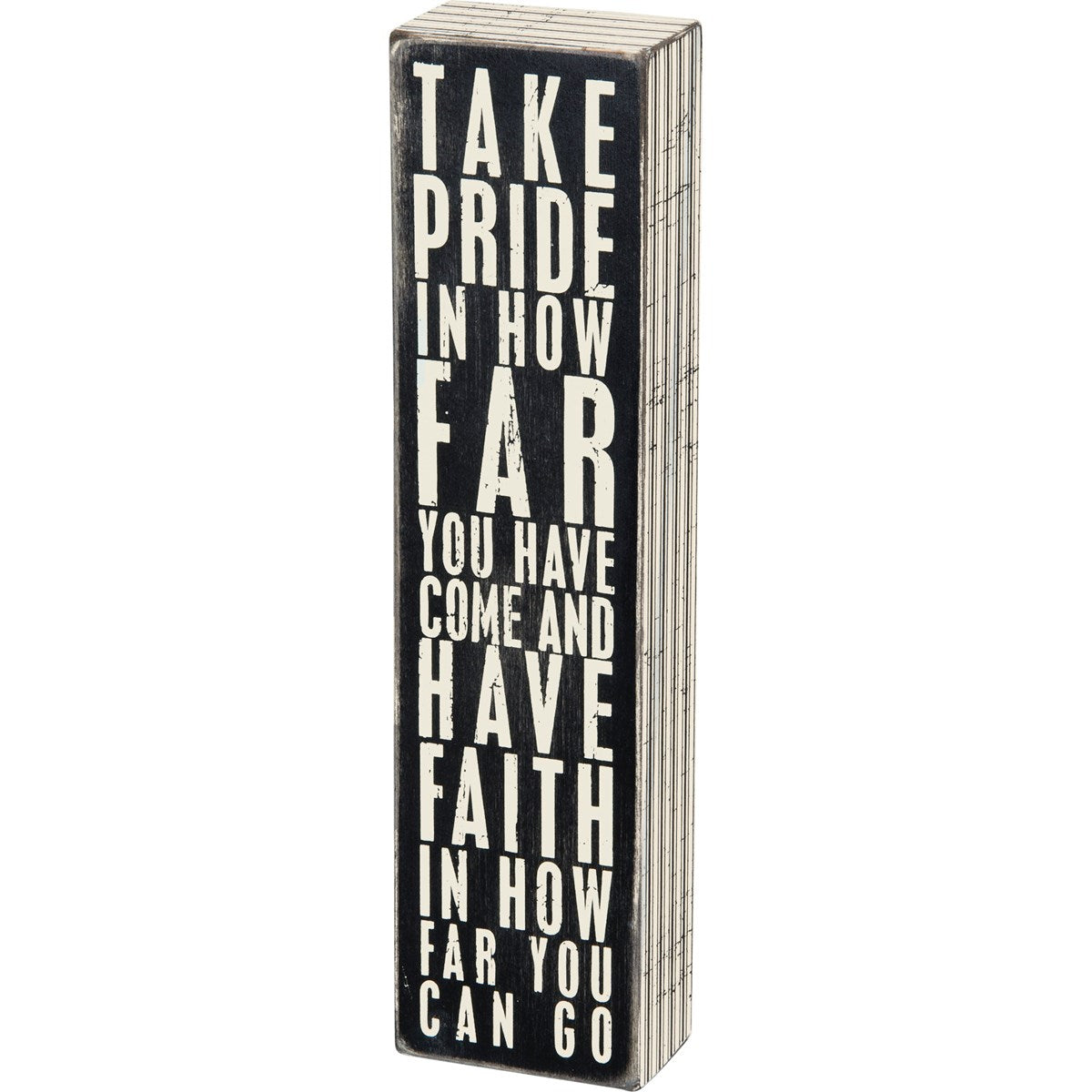 How Far You Have Come Box Sign