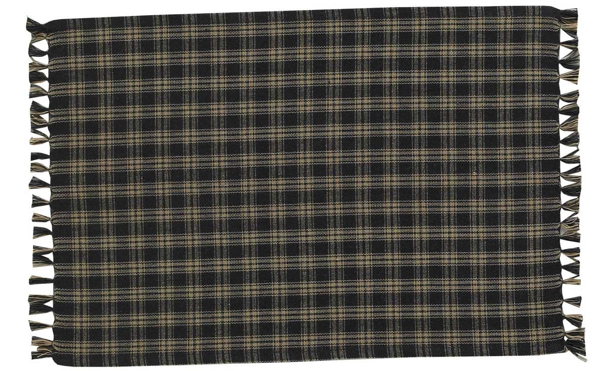 Sturbridge Placemat Black