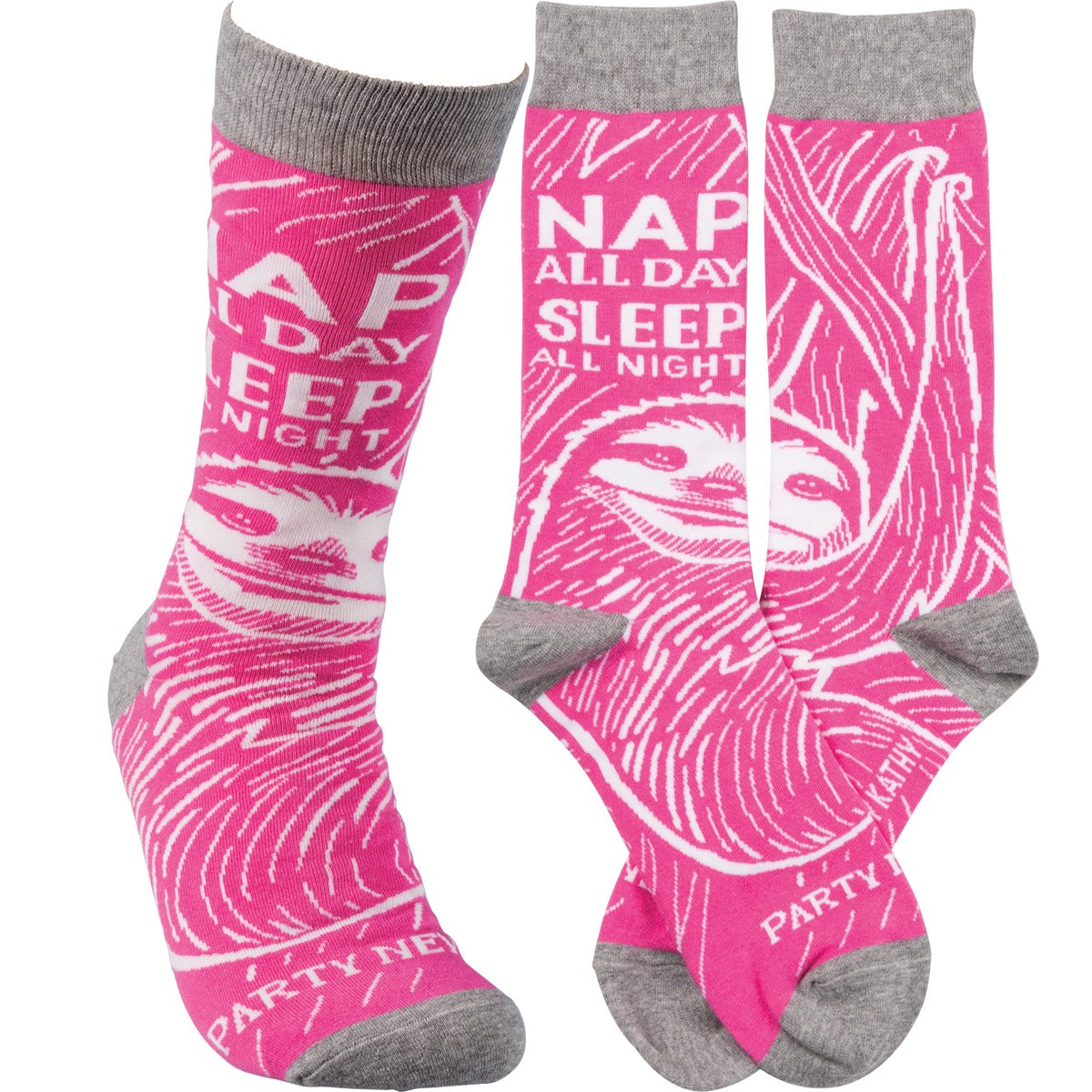 Sloth Nap All Day Socks