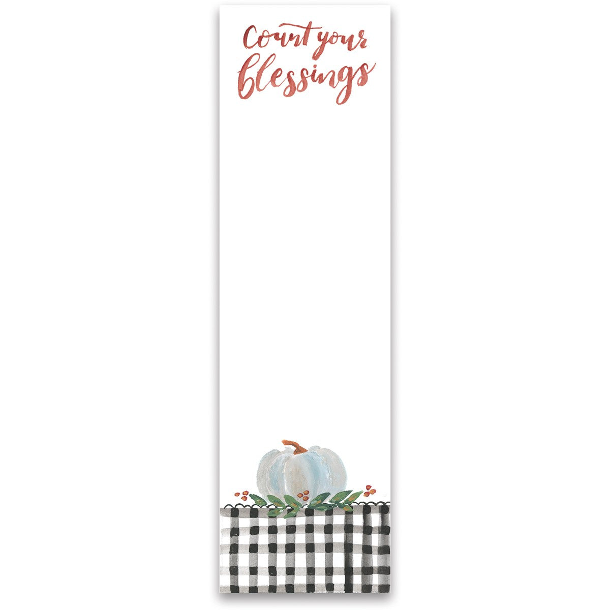 Count Blessings List Pad