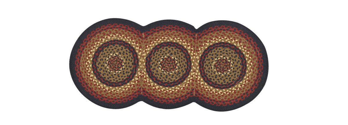 15X34 Folk Art Braided Runner