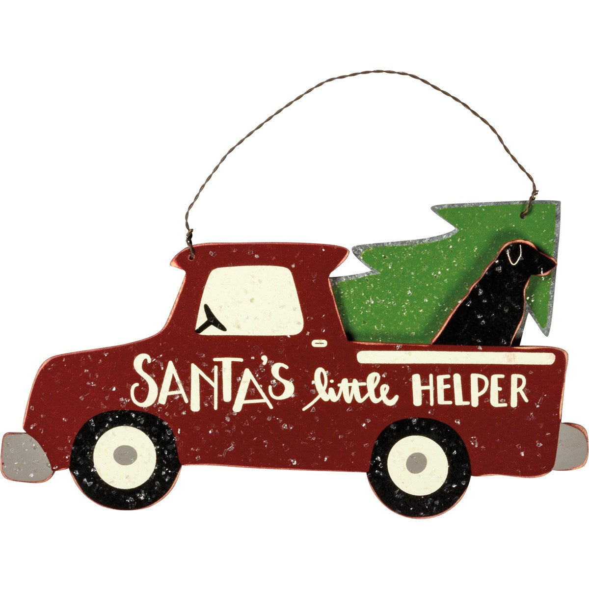 Santa's Helper Hanging Decor