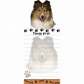 Sheltie Diecut Notepad