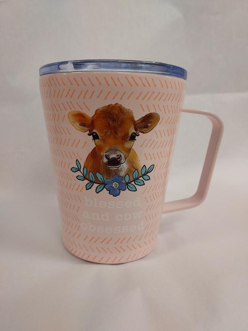 Cow Obsessed Stainless Coffee Mug