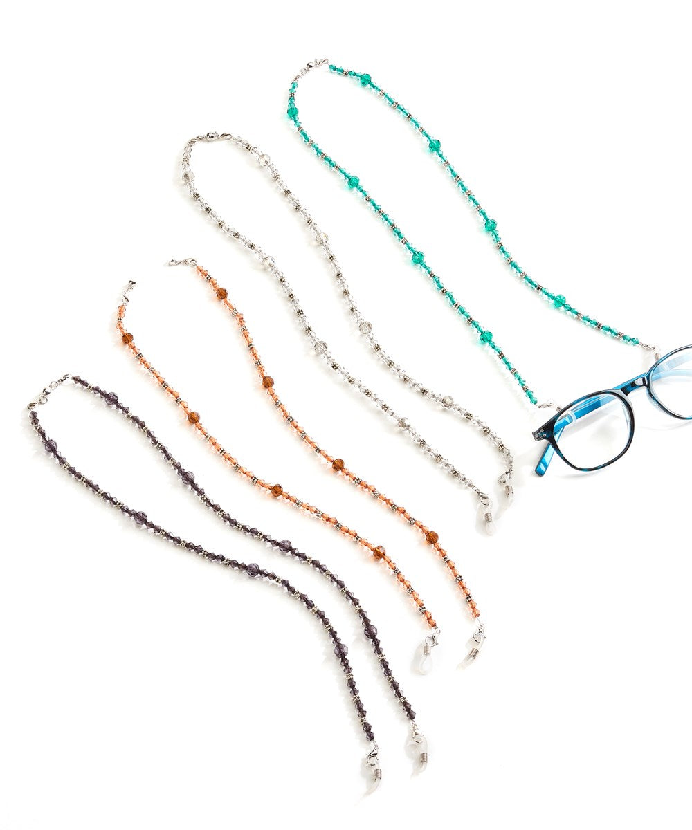 Crystal Eyeglass Chain With Breakaway