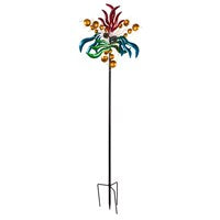 84" Lit Solar Powered Wind Spinner