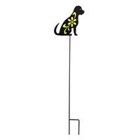 DOG GLOW IN THE DARK GARDEN STAKE