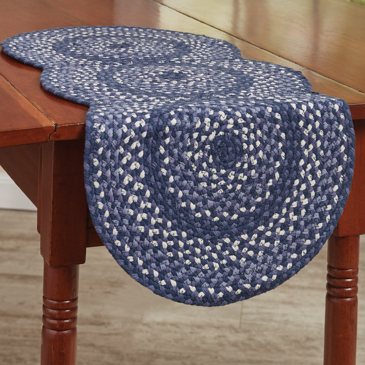 Bluestone Braided Runner 15X34