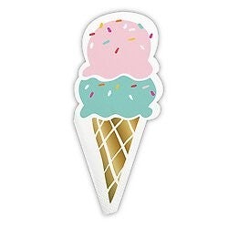 Ice Cream Cone Cocktail Napkin