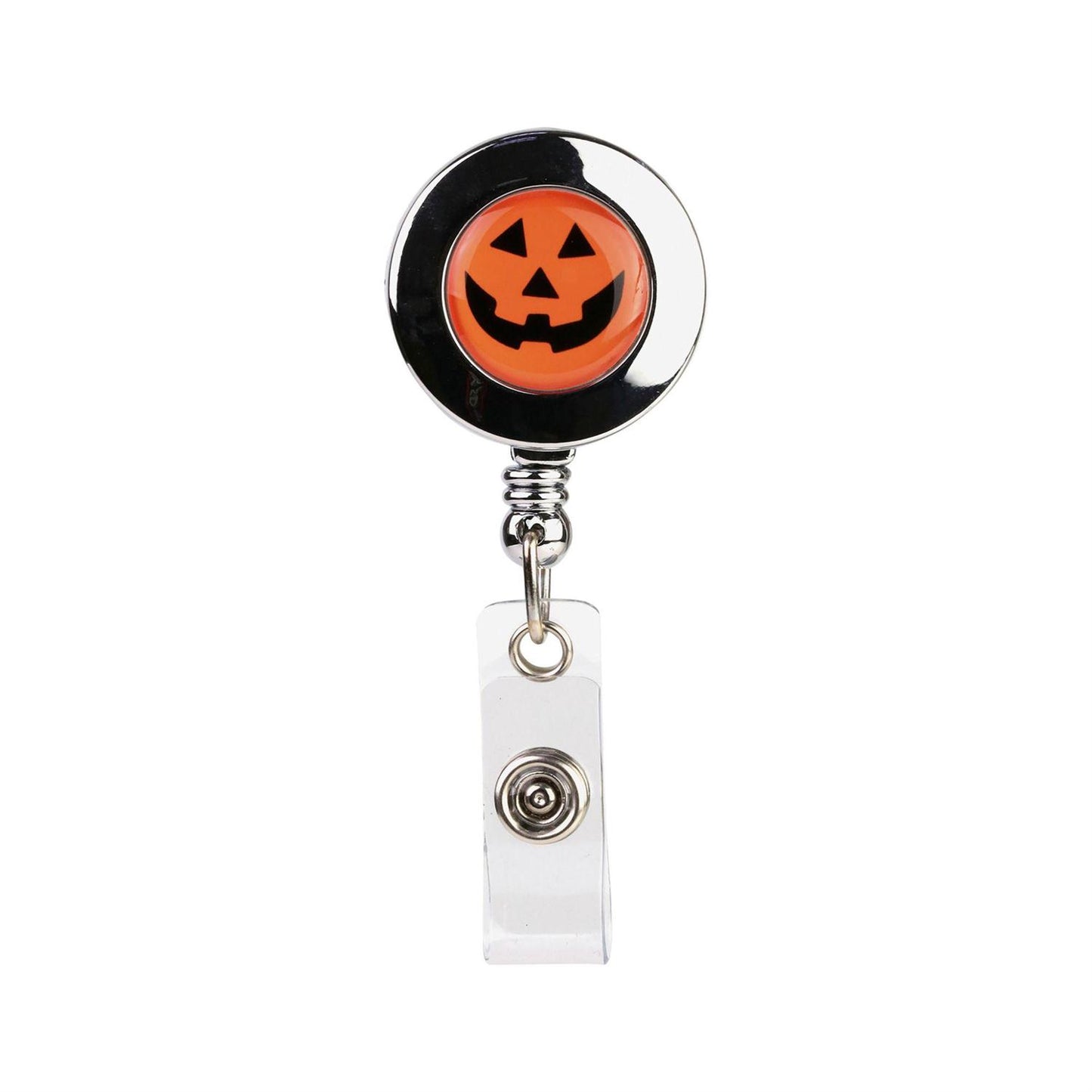 PUMPKIN RETRACTABLE ID CLIP