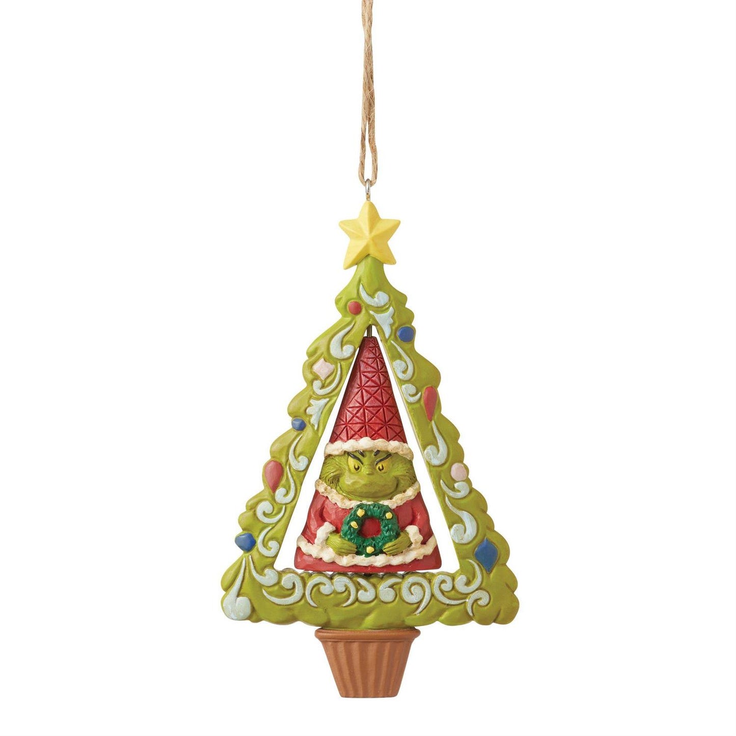 Grinch Gnome Tree Ornament